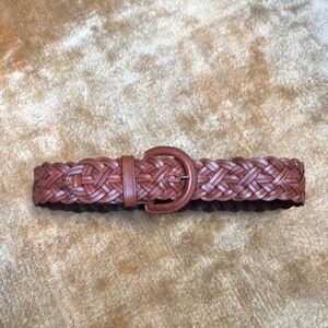 Braided Leather Belt